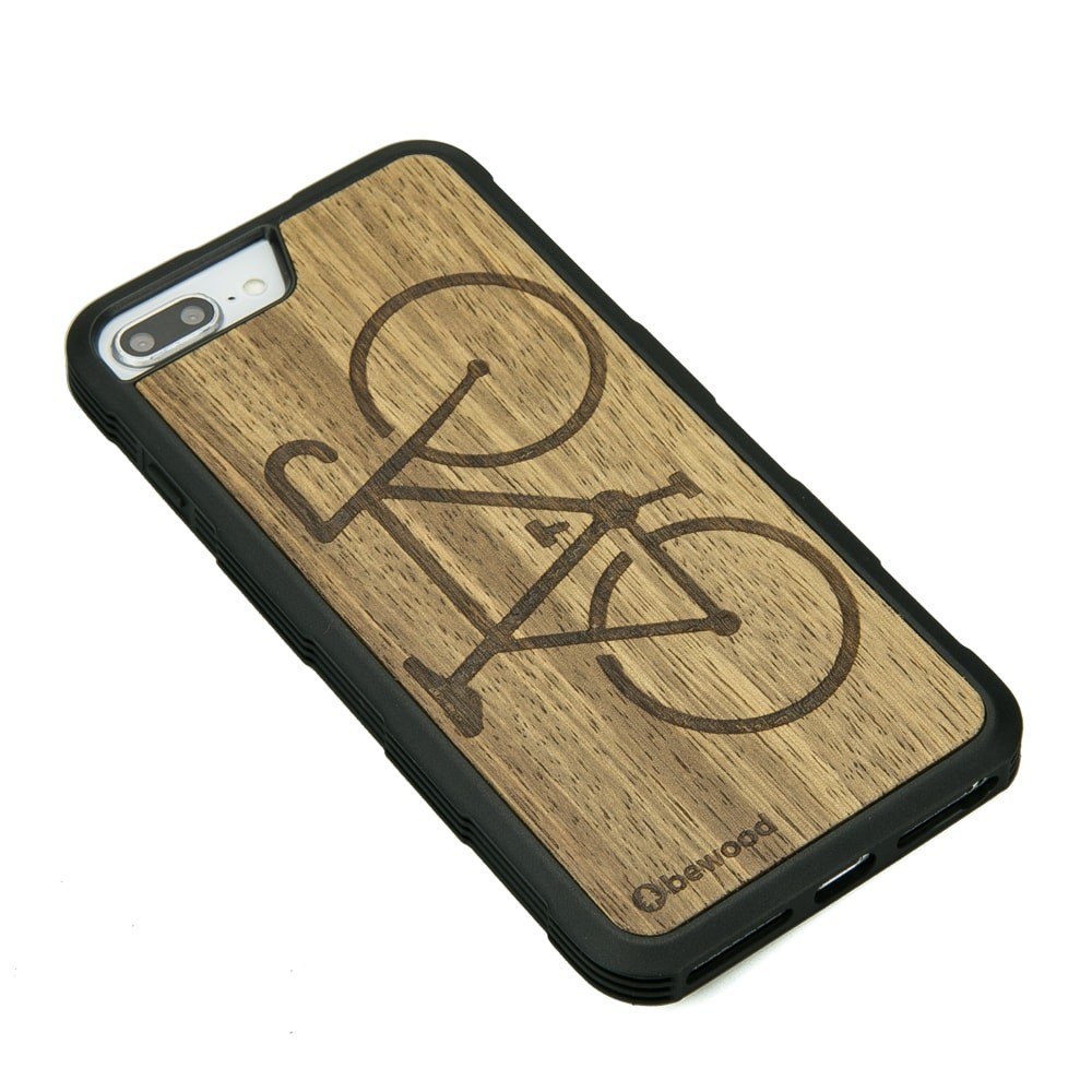 Apple iPhone 6/6s/7/8 Plus Bike Frake Wood Case HEAVY (2)