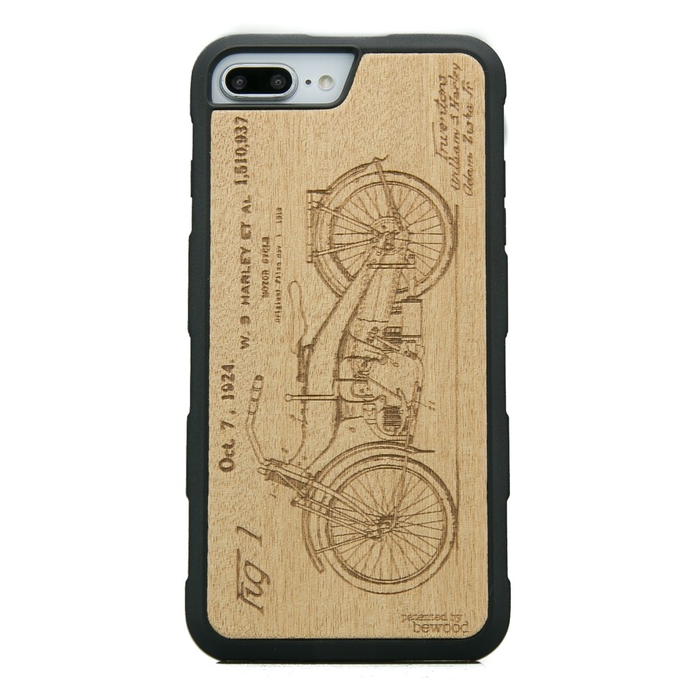 Drewniane Etui iPhone 6/6s/7/8 Plus HARLEY PATENT ANIEGRE HEAVY (1)