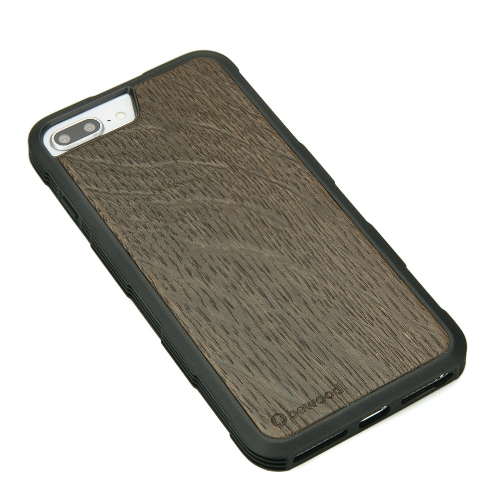 Apple iPhone 6/6s/7/8 Plus Smoked Oak Wood Case HEAVY (2)