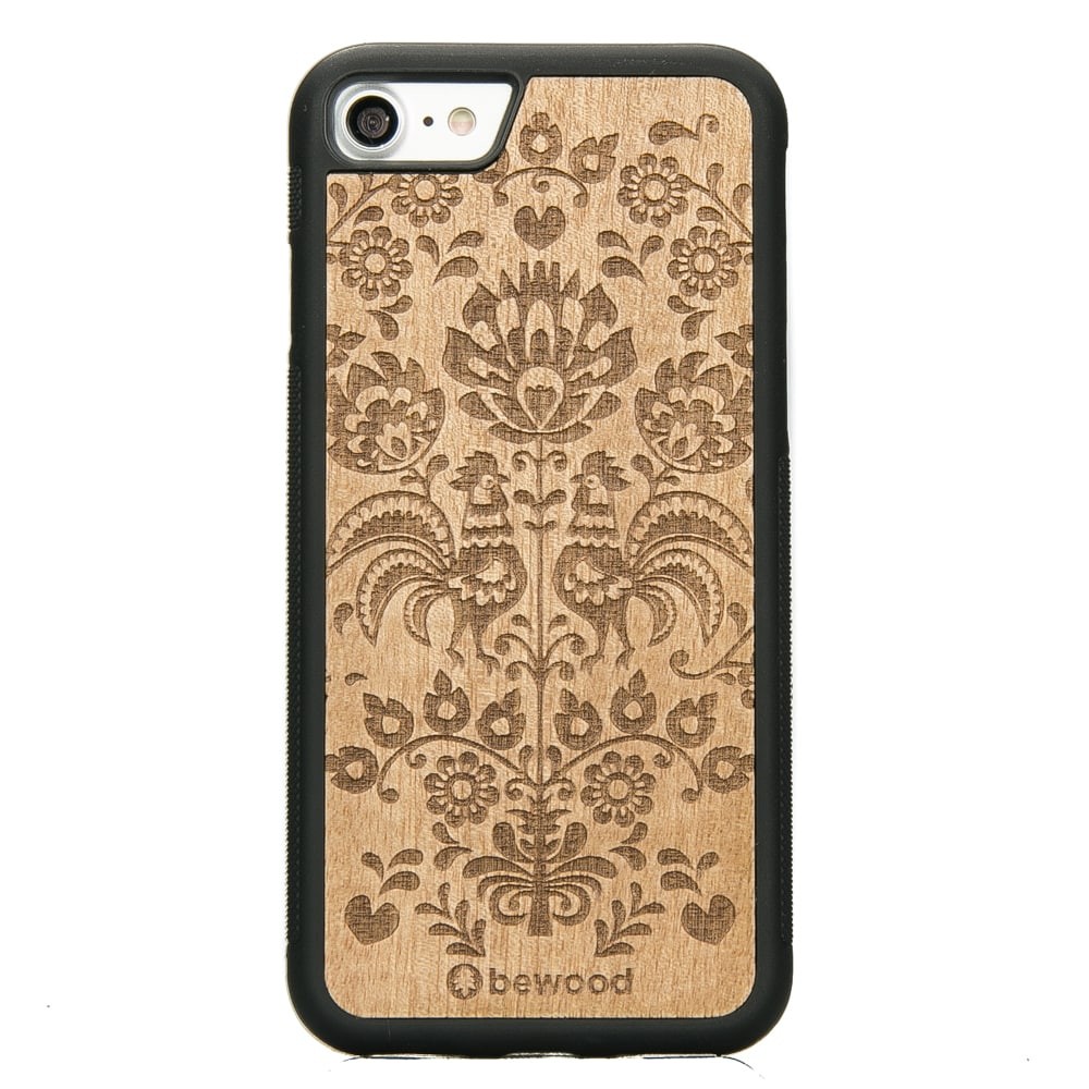 Drewniane Etui iPhone 7/8/SE 2020/2022 POLSKI FOLK ANIEGRE (1)