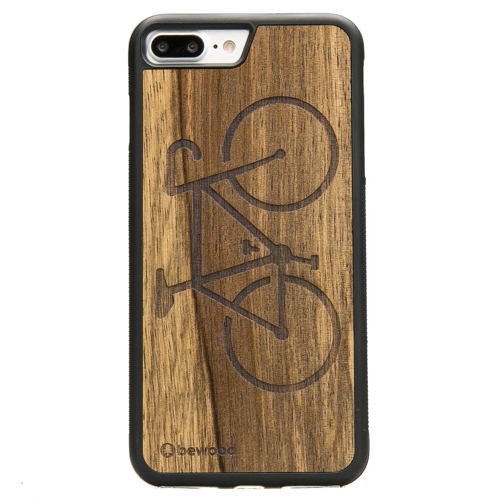 Apple iPhone 7 Plus / 8 Plus Bike Frake Wood Case (1)