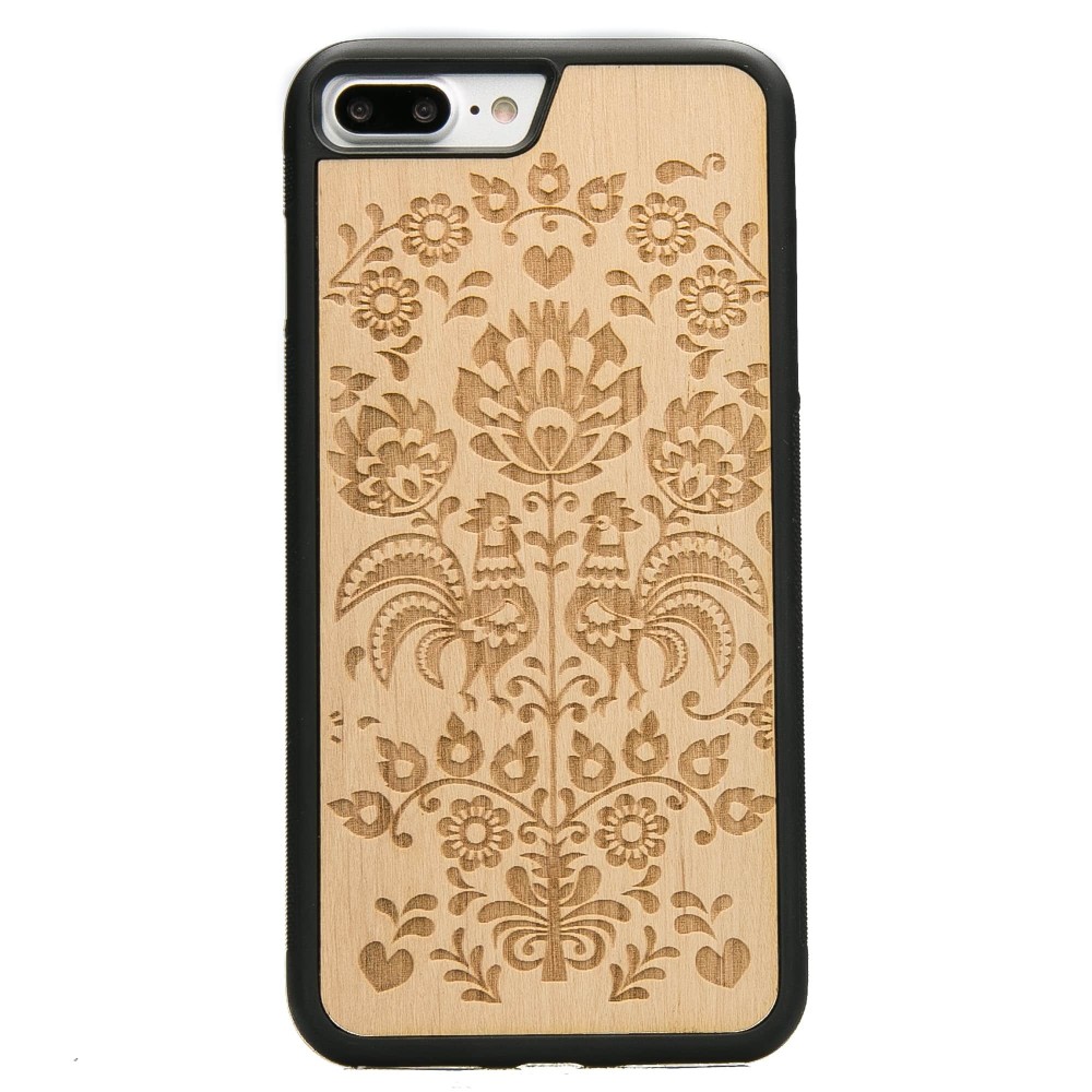 Drewniane Etui iPhone 7 Plus / 8 Plus POLSKI FOLK ANIEGRE (1)