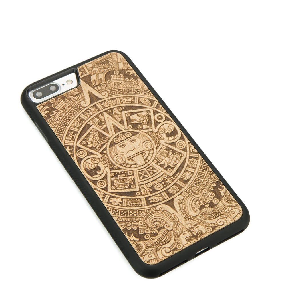 Drewniane Etui iPhone 7 Plus / 8 Plus KALENDARZ AZTECKI ANIEGRE (2)