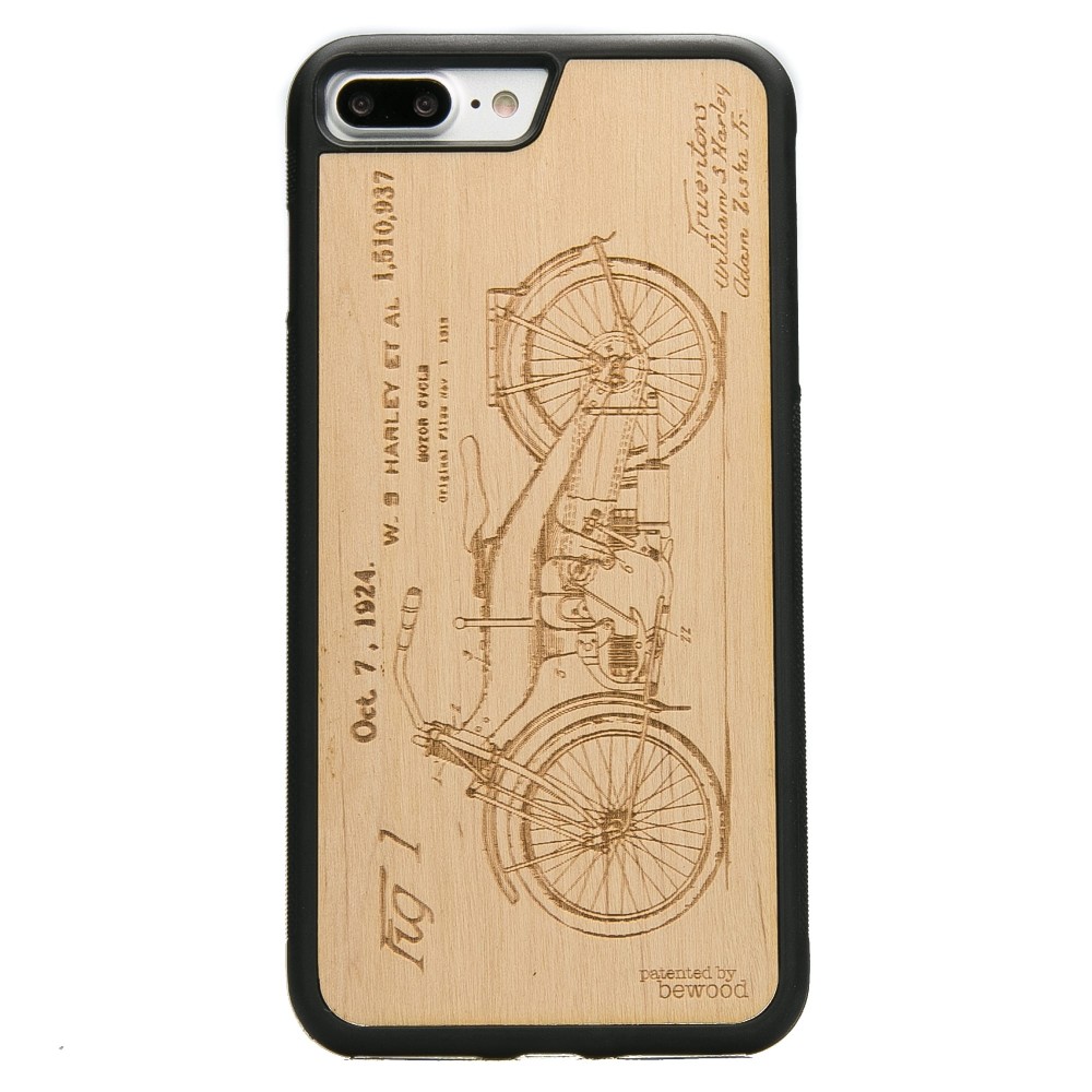 Drewniane Etui iPhone 7 Plus / 8 Plus HARLEY PATENT ANIEGRE (1)