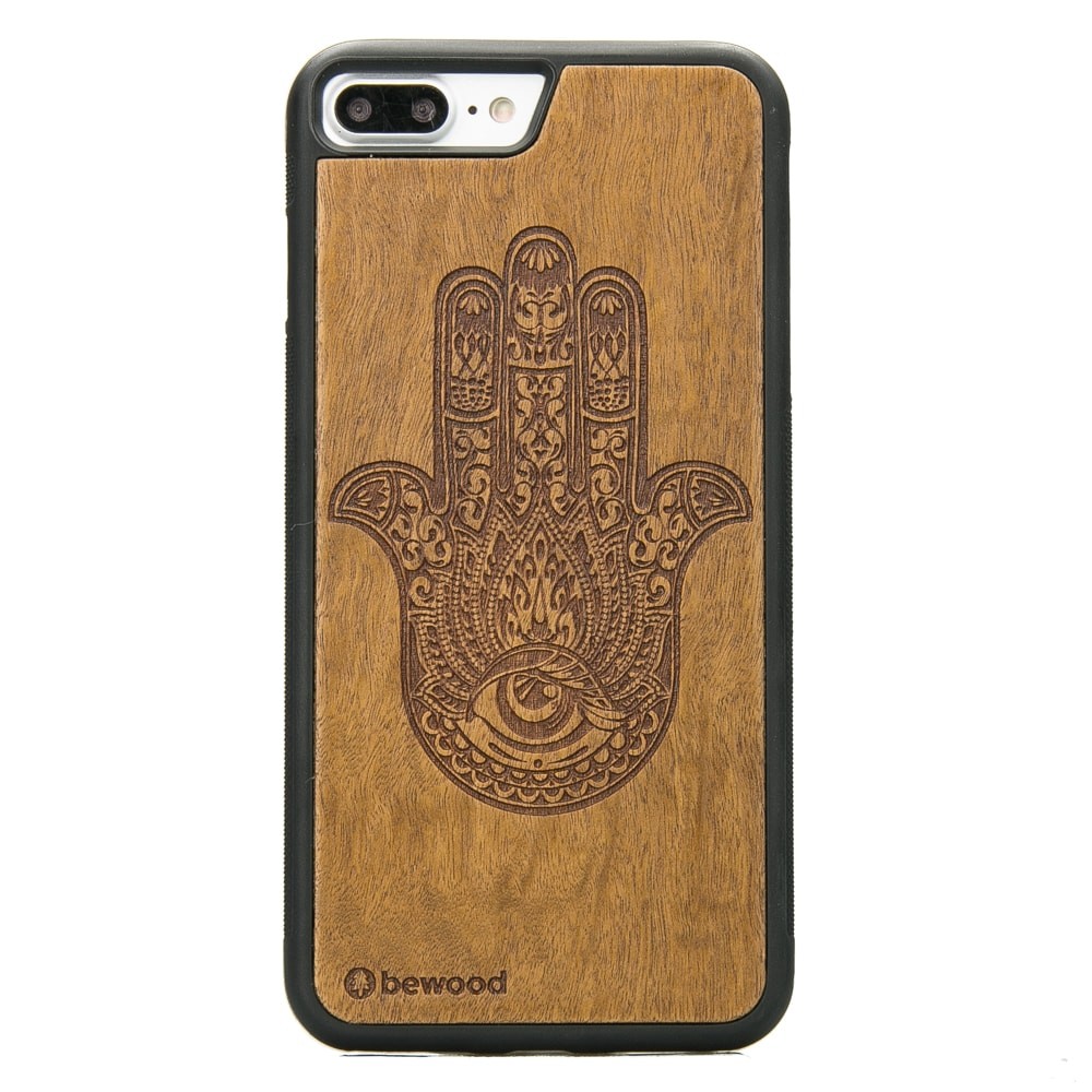 Drewniane Etui iPhone 7 Plus / 8 Plus HAMSA IMBUIA (1)