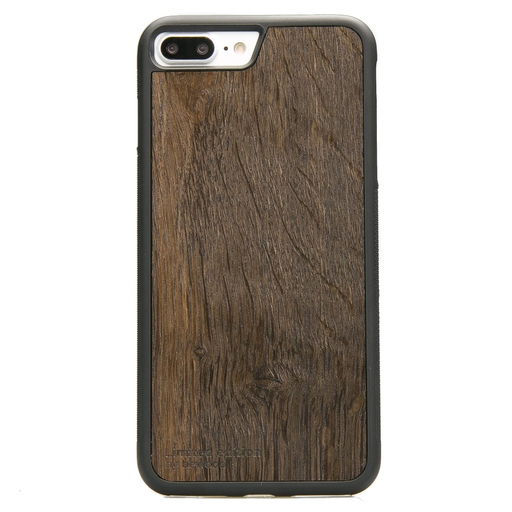 Drewniane Etui iPhone 7 Plus / 8 Plus DĄB WĘDZONY (1)