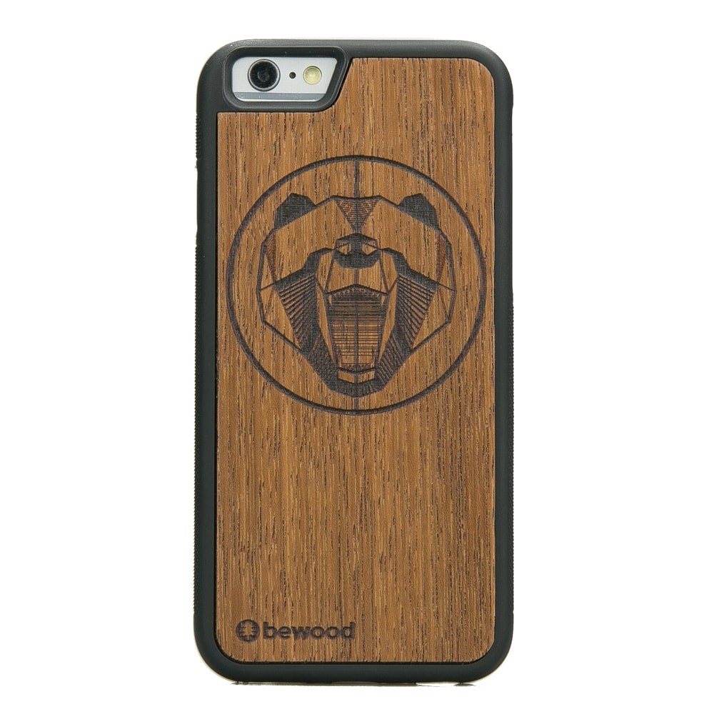 Drewniane Etui iPhone 6 Plus / 6s Plus NIEDŹWIEDŹ MERBAU (1)