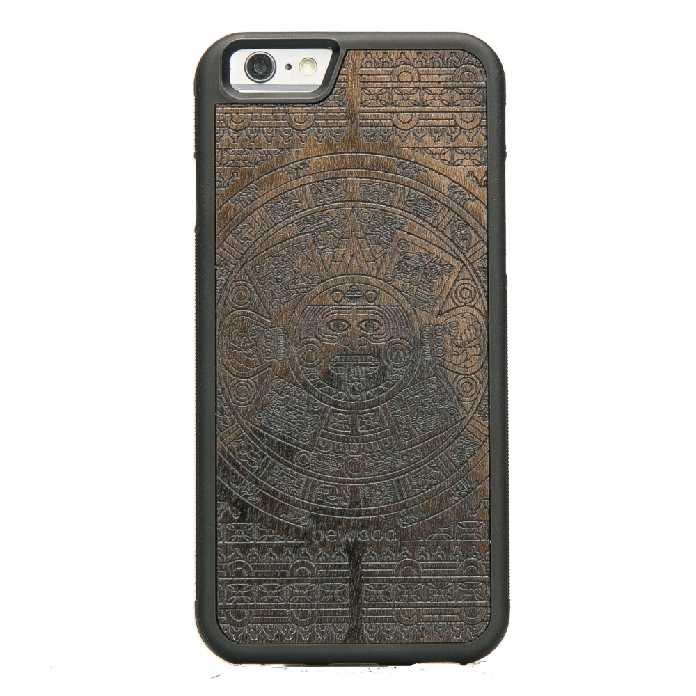 Drewniane Etui iPhone 6 Plus / 6s Plus KALENDARZ AZTECKI ZIRICOTE (1)
