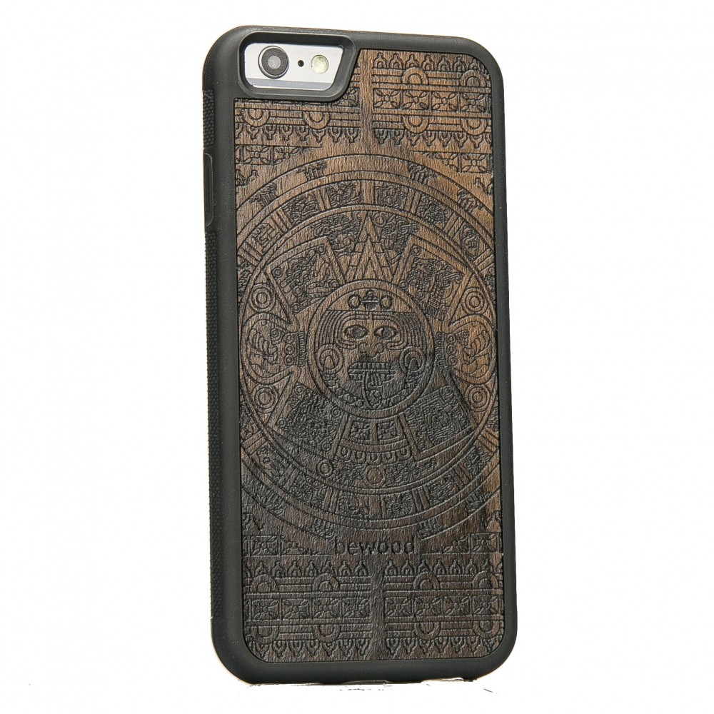 Drewniane Etui iPhone 6 Plus / 6s Plus KALENDARZ AZTECKI ZIRICOTE (2)
