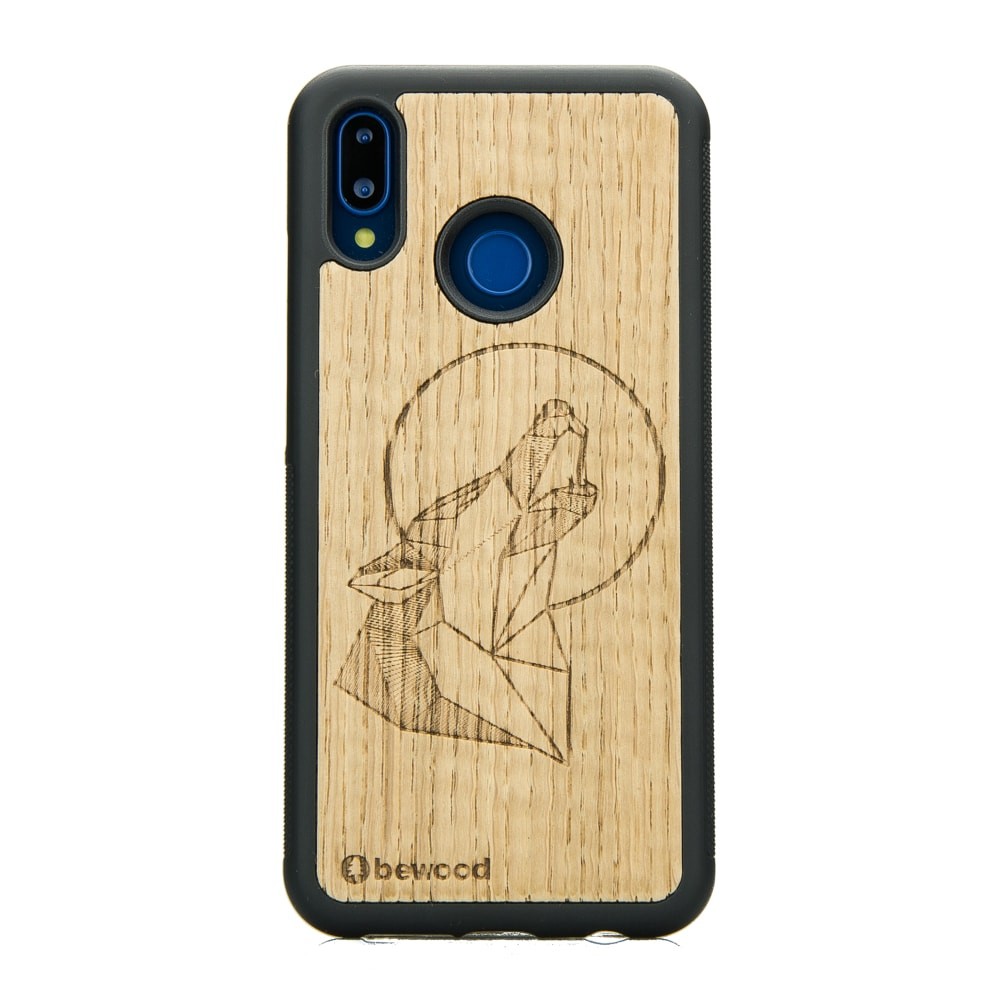 Drewniane Etui Huawei P20 Lite WILK DĄB (1)