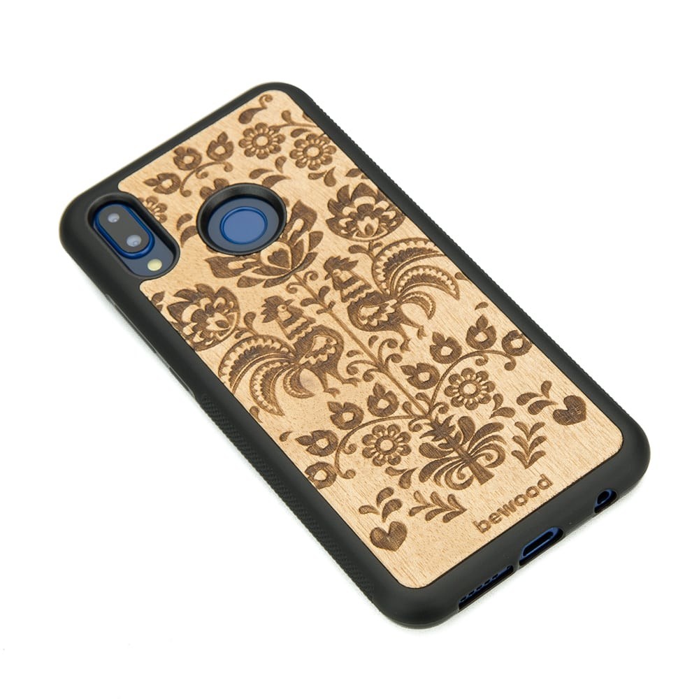 Drewniane Etui Huawei P20 Lite POLSKI FOLK ANIEGRE (2)