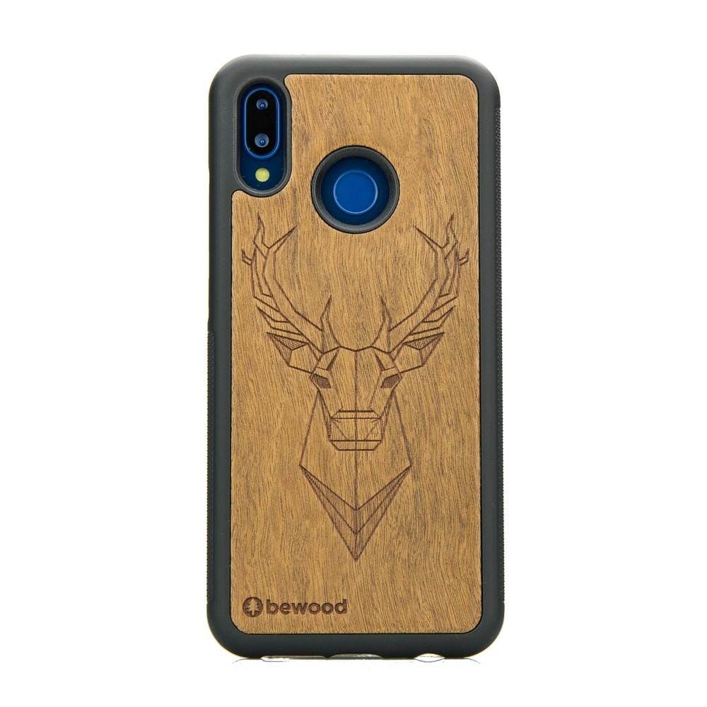 Drewniane Etui Huawei P20 Lite JELEŃ IMBUIA (1)
