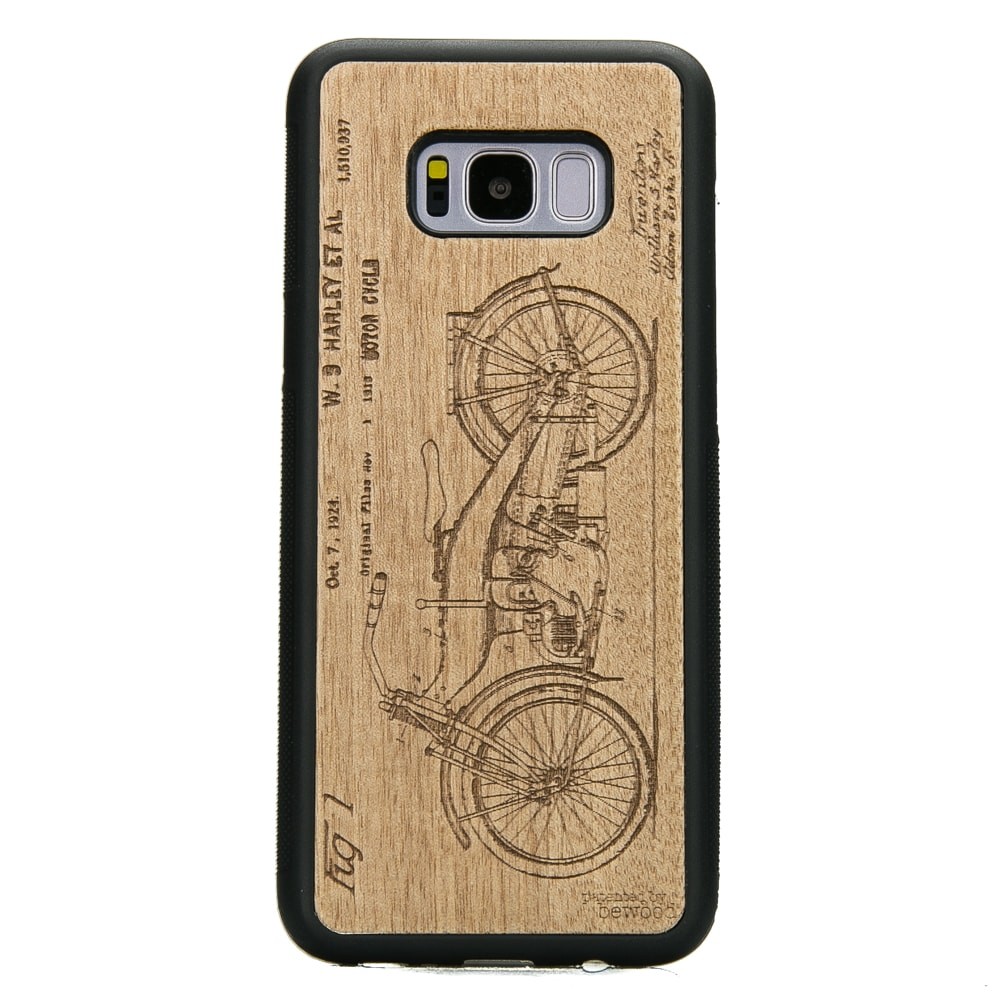Drewniane Etui na Samsung Galaxy S8+ HARLEY PATENT ANIEGRE (1)