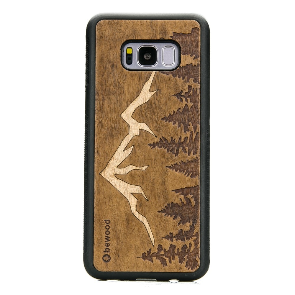 Drewniane Etui na Samsung Galaxy S8+ GÓRY IMBUIA (1)