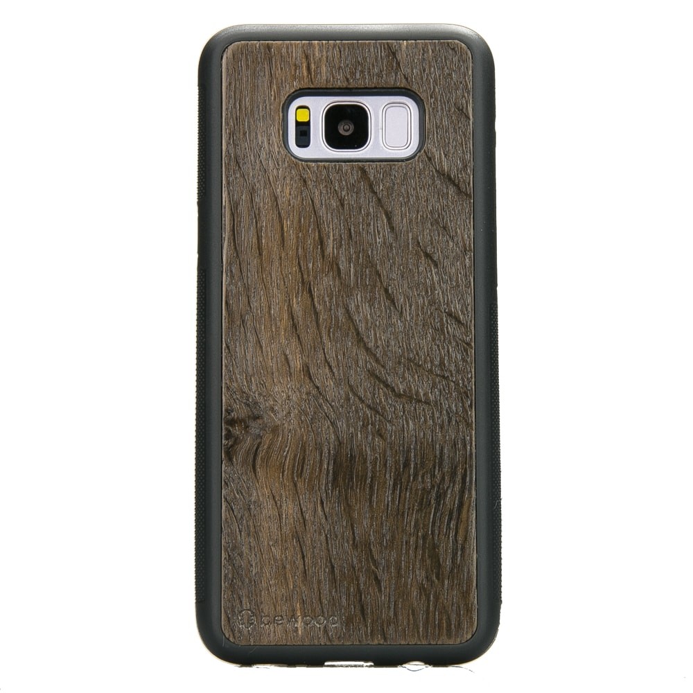 Samsung Galaxy S8+ Smoked Oak Wood Case (1)