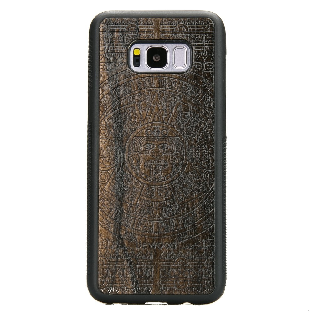 Drewniane Etui na Samsung Galaxy S8+ KALENDARZ AZTECKI ZIRICOTE (1)