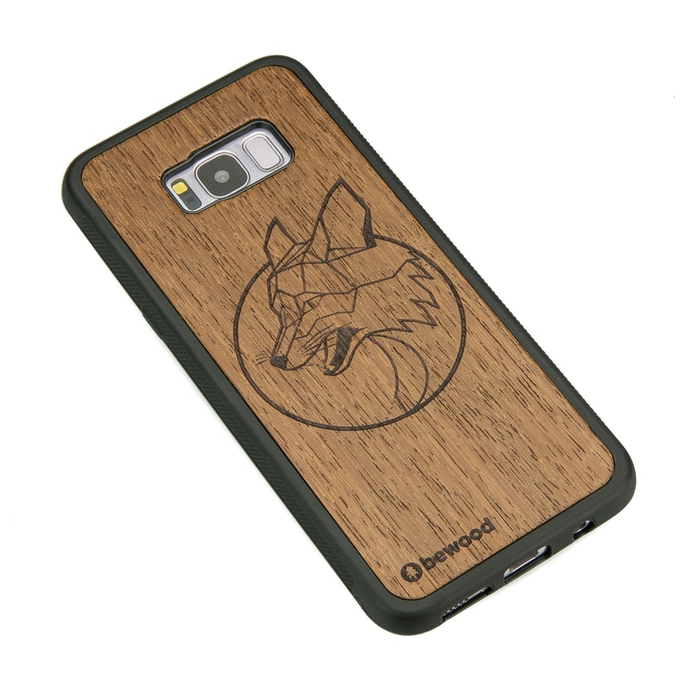 Samsung Galaxy S8+ Fox Merbau Wood Case (2)