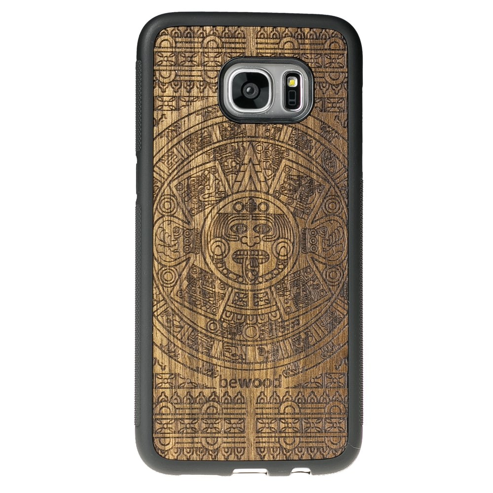Drewniane Etui na Samsung Galaxy S7 Edge KALENDARZ AZTECKI LIMBA (1)