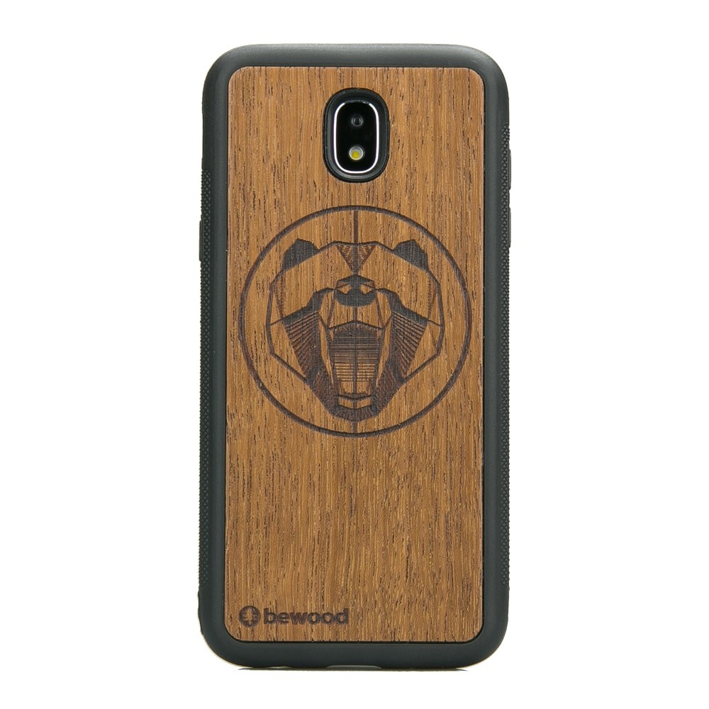 Samsung Galaxy J7 2017 Bear Merbau Wood Case (1)