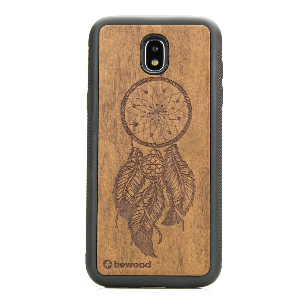 Drewniane Etui na Samsung Galaxy J7 2017 ŁAPACZ SNÓW IMBUIA (1)
