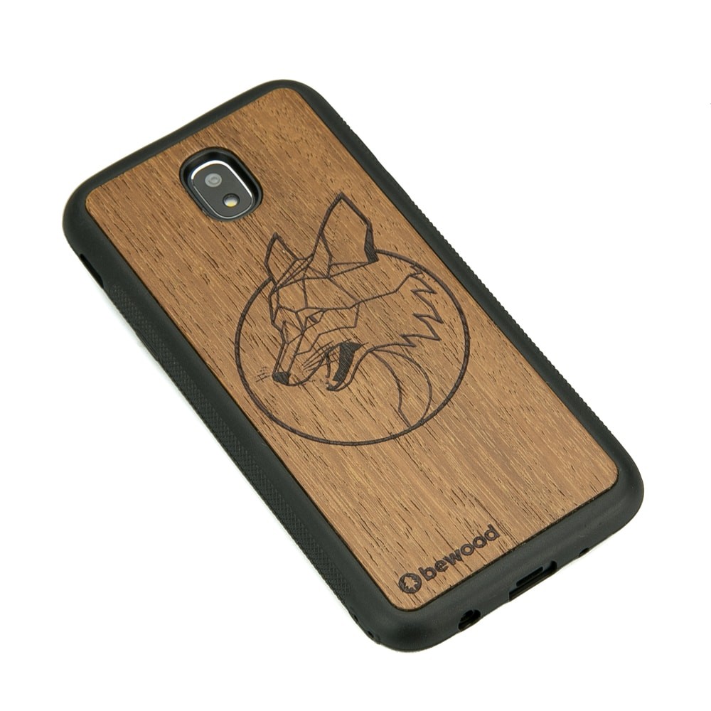 Samsung Galaxy J7 2017 Fox Merbau Wood Case (2)