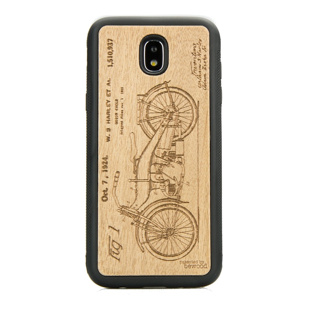 Drewniane Etui na Samsung Galaxy J7 2017 HARLEY PATENT ANIEGRE (1)