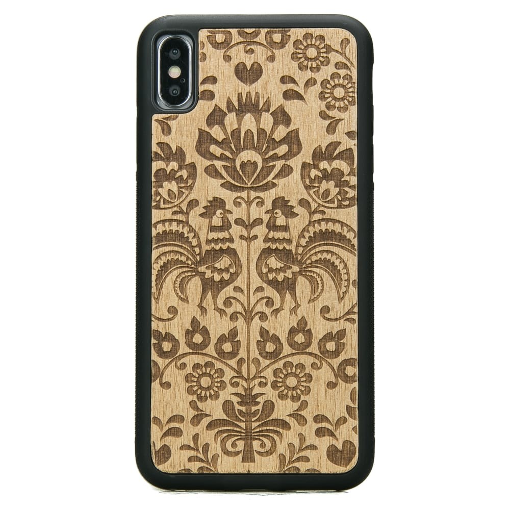 Drewniane Etui iPhone XS Max POLSKI FOLK ANIEGRE (1)