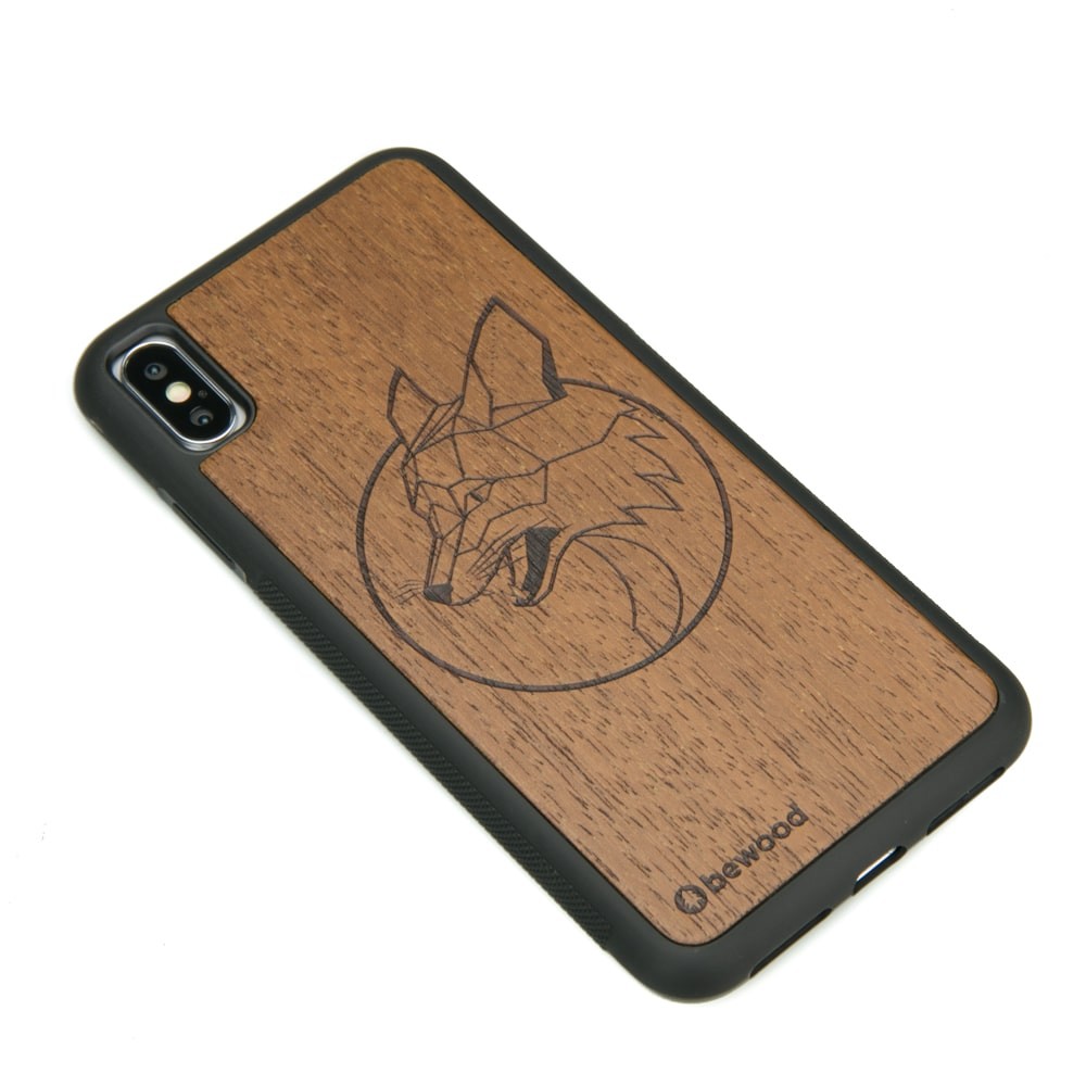 Drewniane Etui iPhone XS Max LIS MERBAU (2)