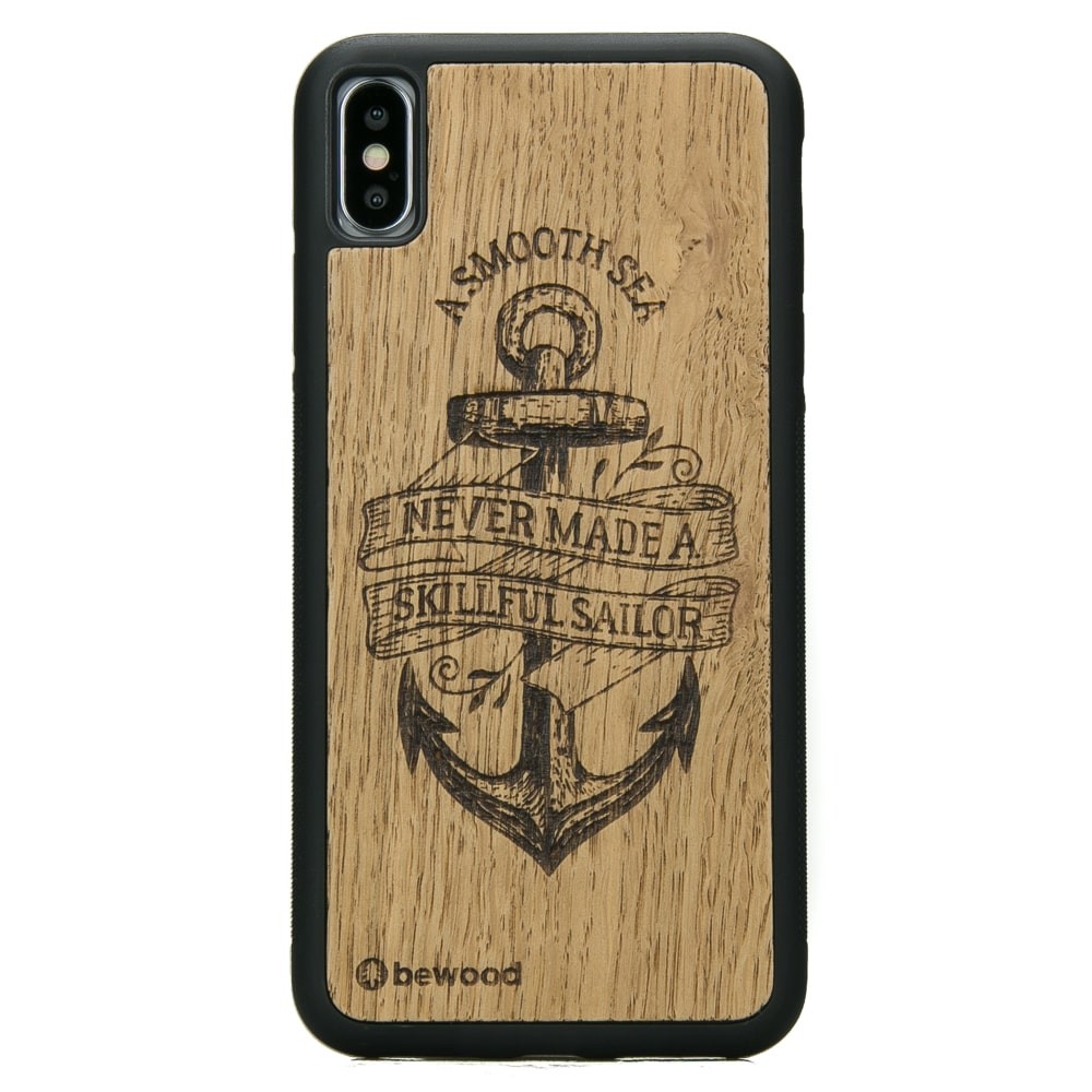 Drewniane Etui iPhone XS Max KOTWICA DĄB (1)