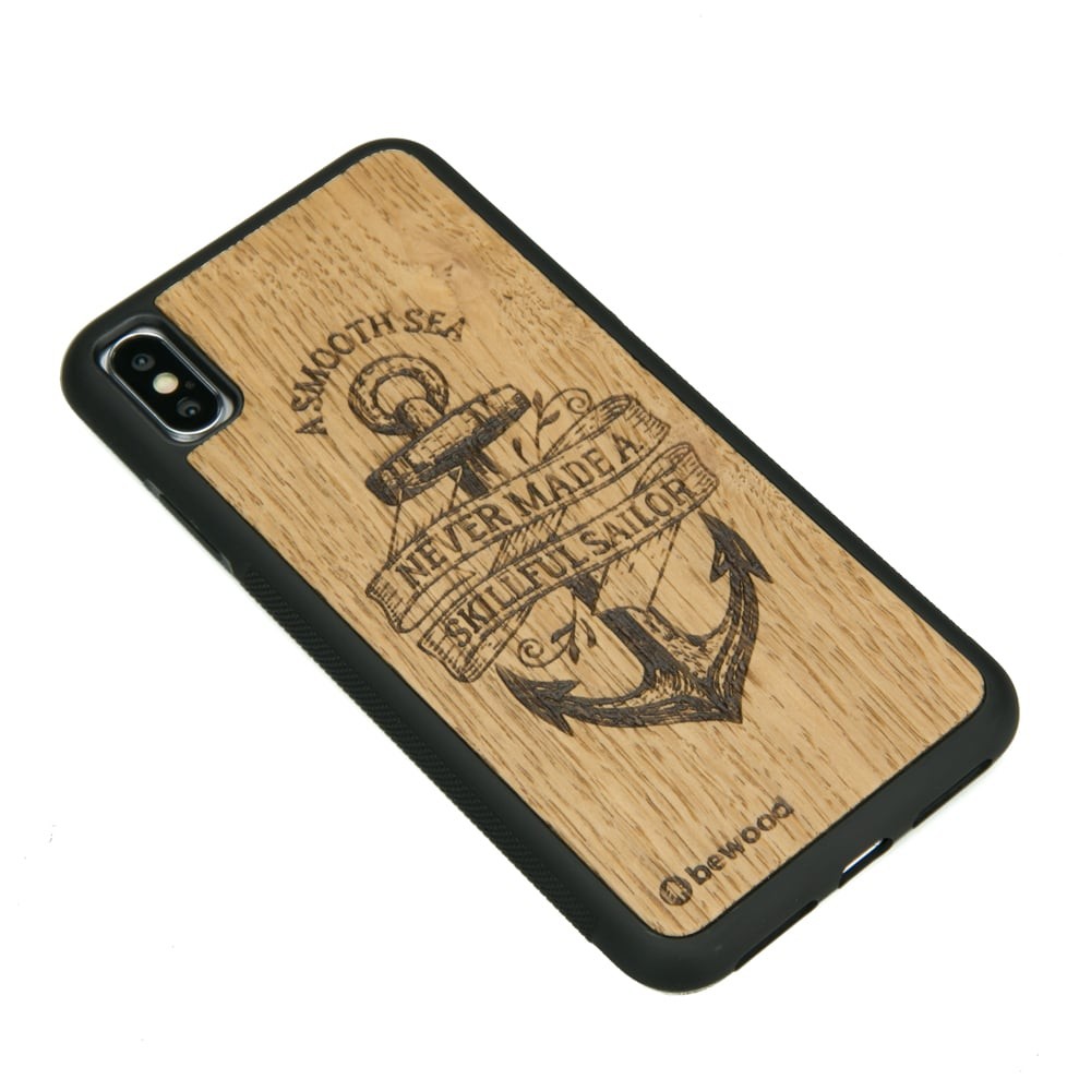 Drewniane Etui iPhone XS Max KOTWICA DĄB (2)