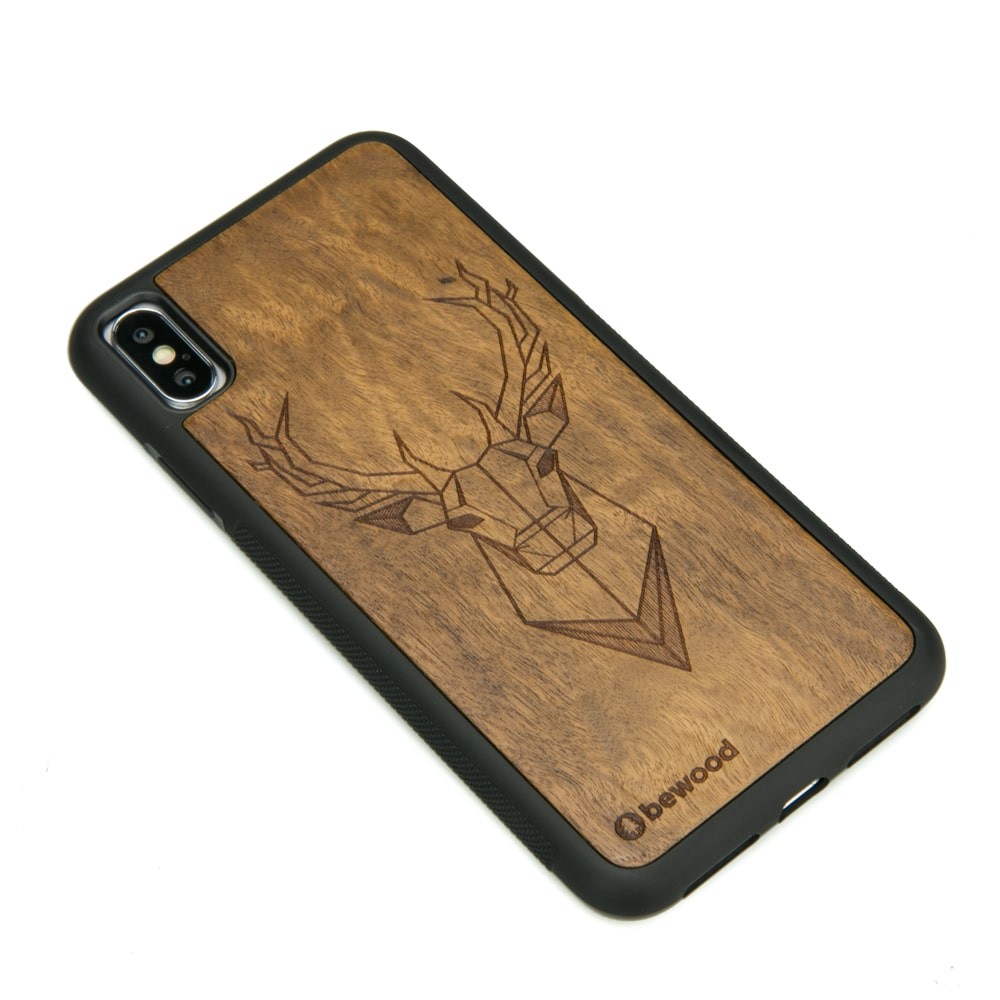 Drewniane Etui iPhone XS Max JELEŃ IMBUIA (2)