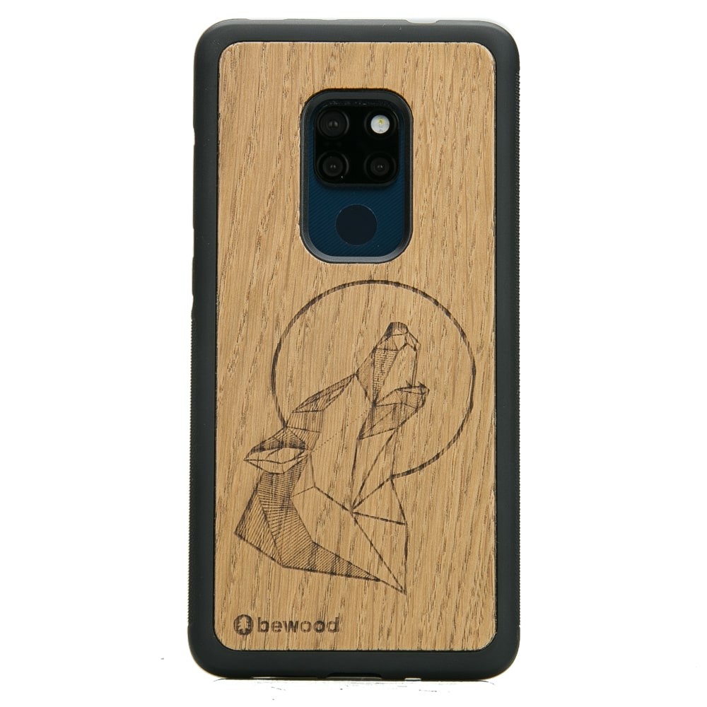 Drewniane Etui Huawei Mate 20 WILK DĄB (1)