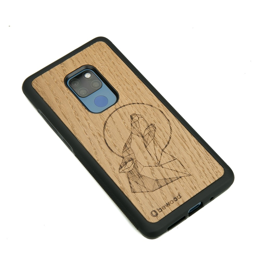 Drewniane Etui Huawei Mate 20 WILK DĄB (2)
