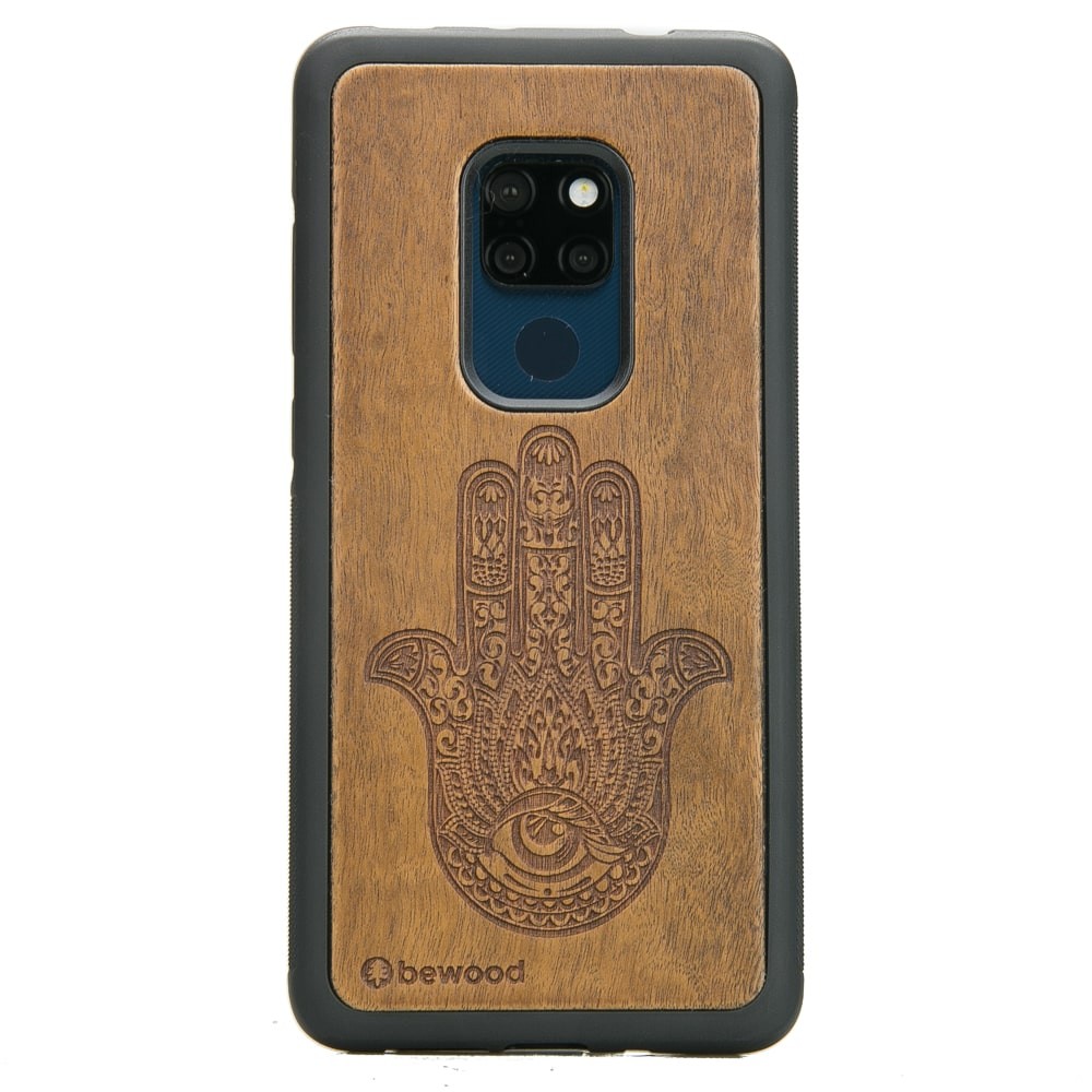 Drewniane Etui Huawei Mate 20 HAMSA IMBUIA (1)