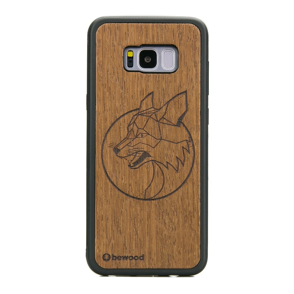 Samsung Galaxy S8+ Fox Merbau Wood Case (1)