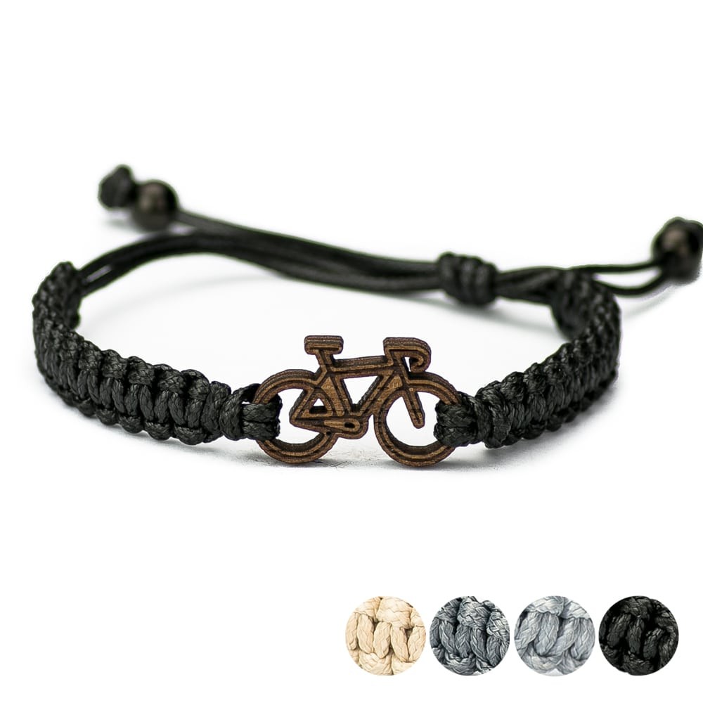 Wooden Bracelet Bike Merbau Cotton (1)