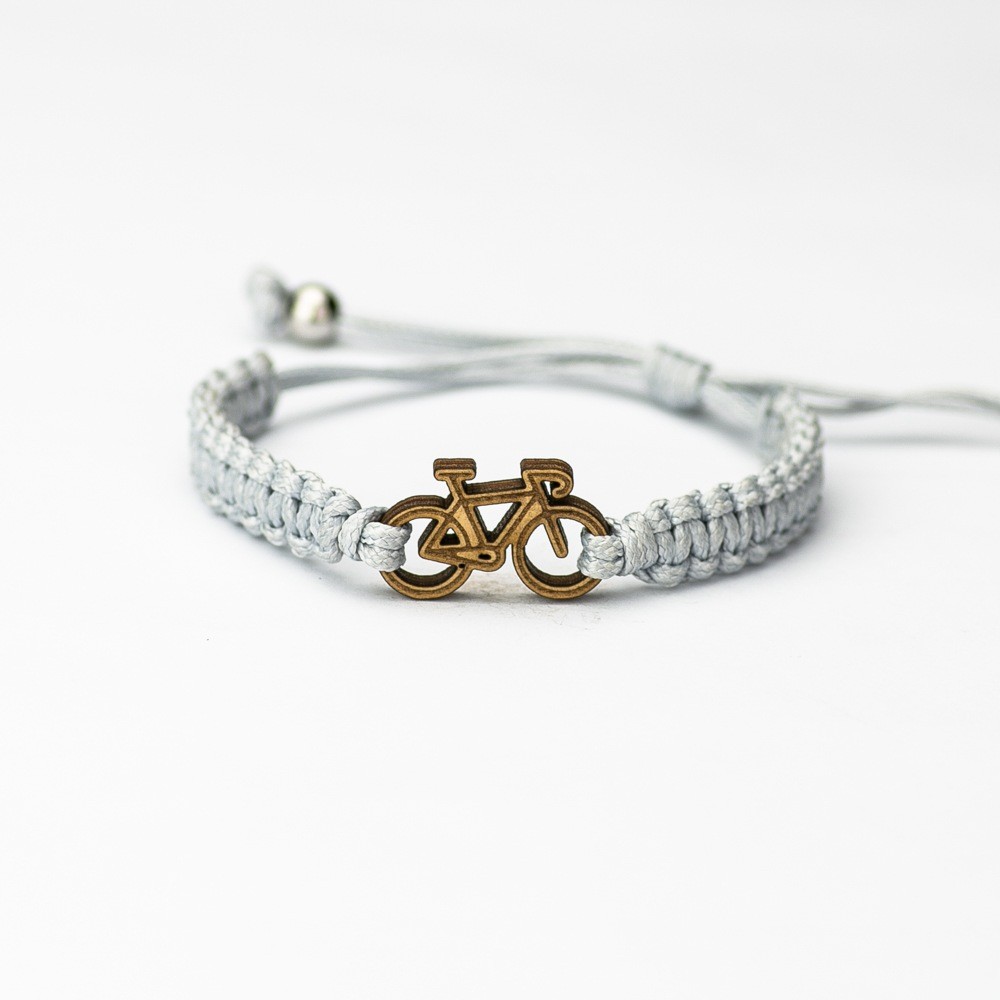 Wooden Bracelet Bike Anigre Cotton (4)