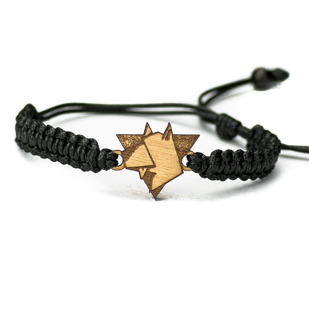 Wooden Bracelet Dog 01 Anigre Cotton (6)
