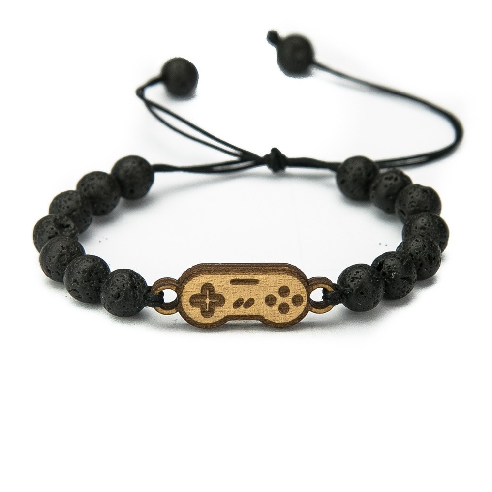 Wooden Bracelet Pad Anigre Stone (1)