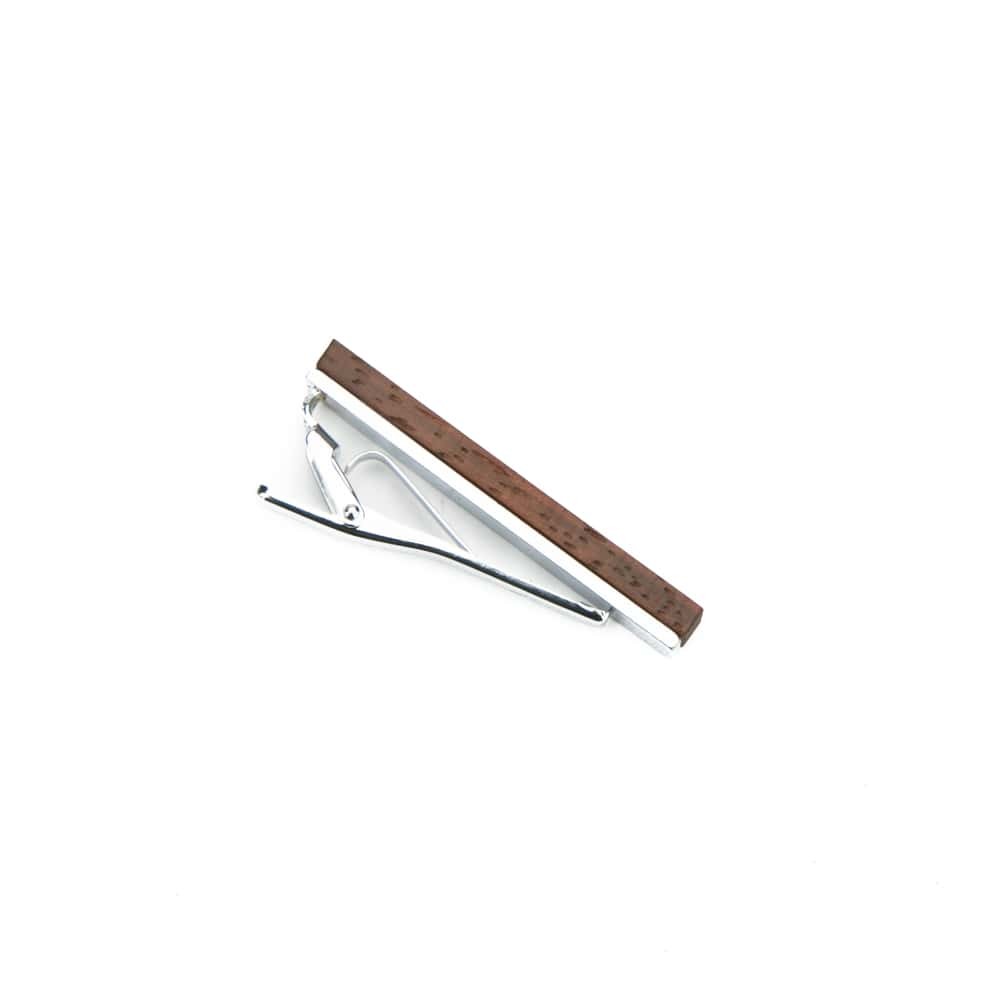 Wooden Tie Clip Padouk (4)