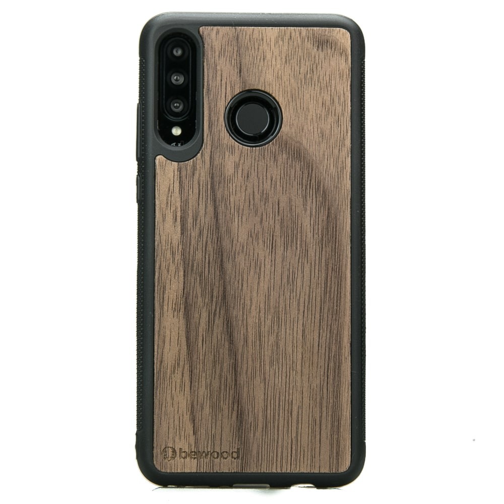 Huawei P30 Lite American Walnut Wood Case (1)