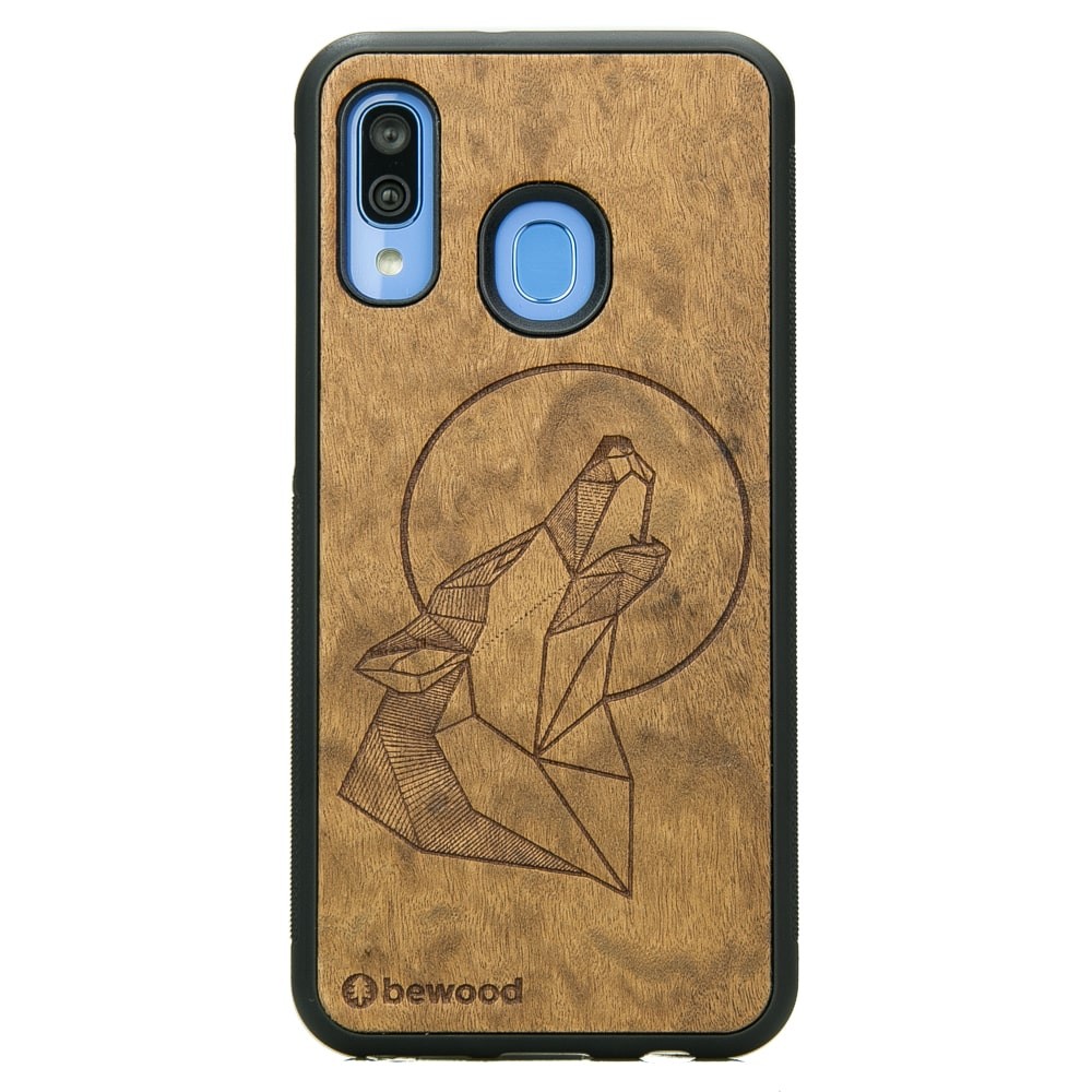 Drewniane Etui na Samsung Galaxy A40 WILK IMBUIA (1)