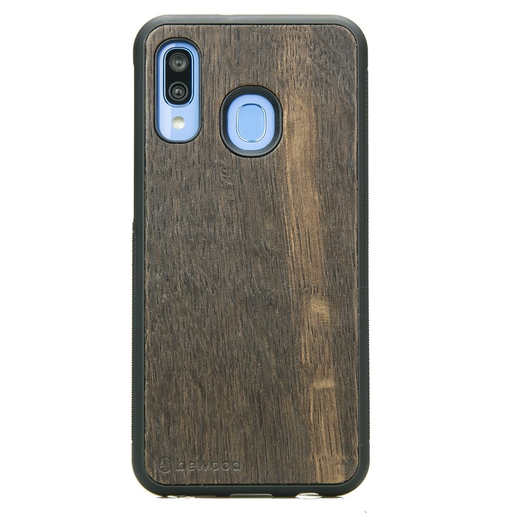 Drewniane Etui na Samsung Galaxy A40 DĄB WĘDZONY (1)