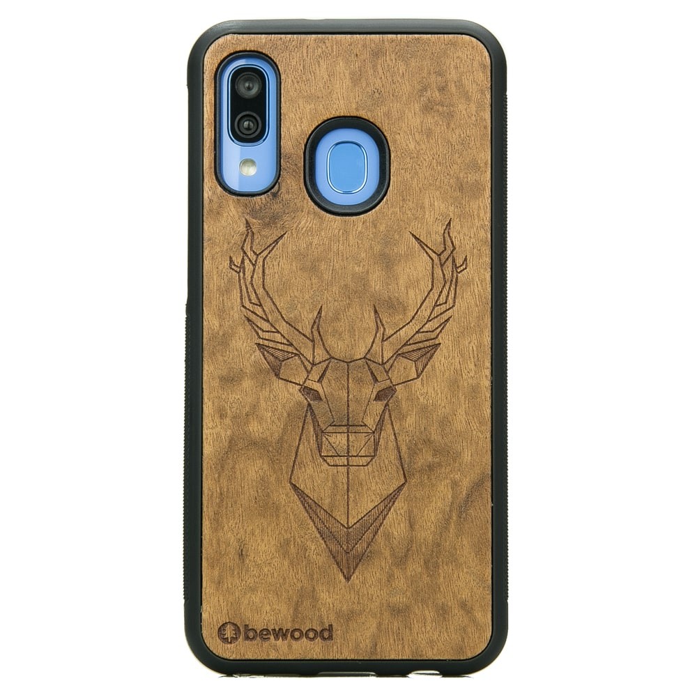Drewniane Etui na Samsung Galaxy A40 JELEŃ IMBUIA (1)