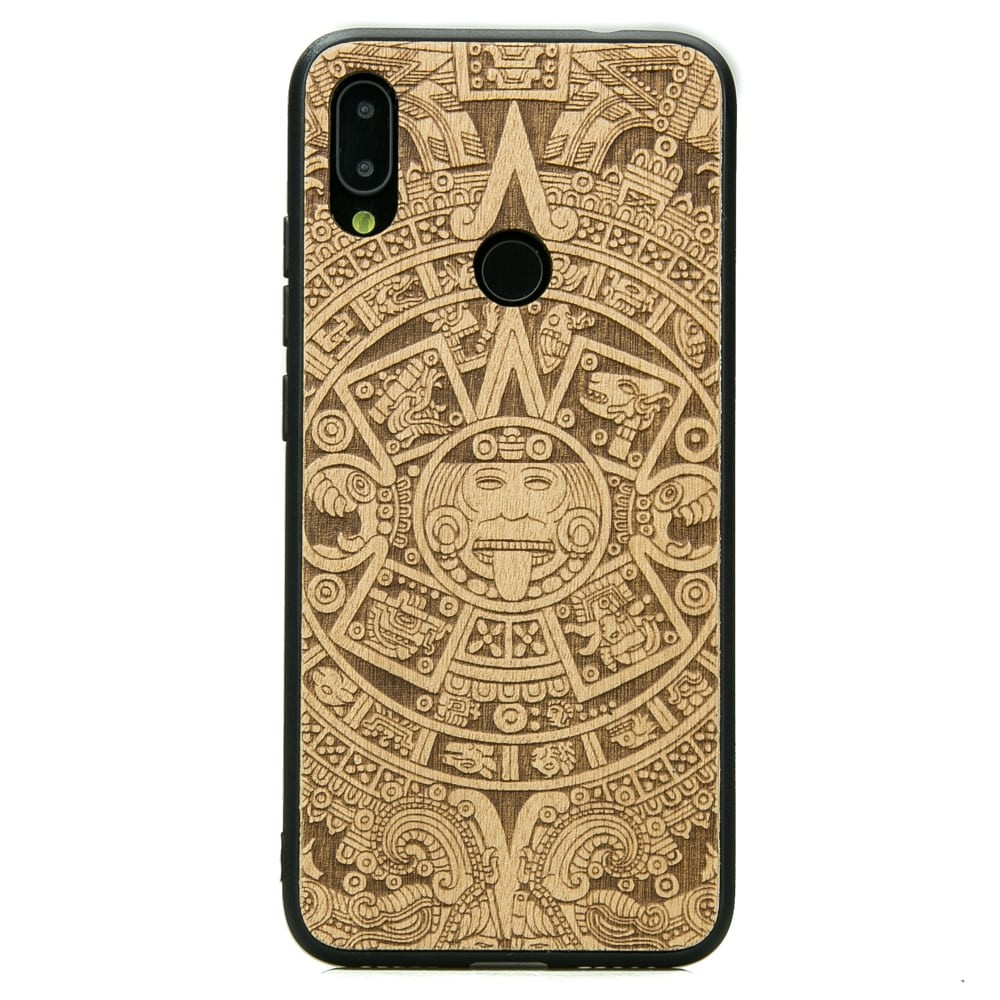 Drewniane Etui Xiaomi Redmi Note 7 KALENDARZ AZTECKI ANIEGRE (1)