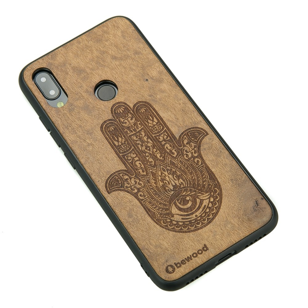 Drewniane Etui Xiaomi Redmi Note 7 HAMSA IMBUIA (2)