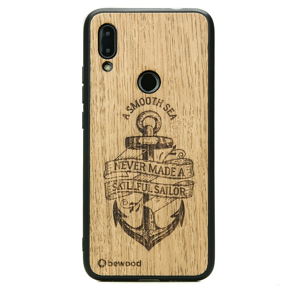 Drewniane Etui Xiaomi Redmi 7 KOTWICA DĄB (1)