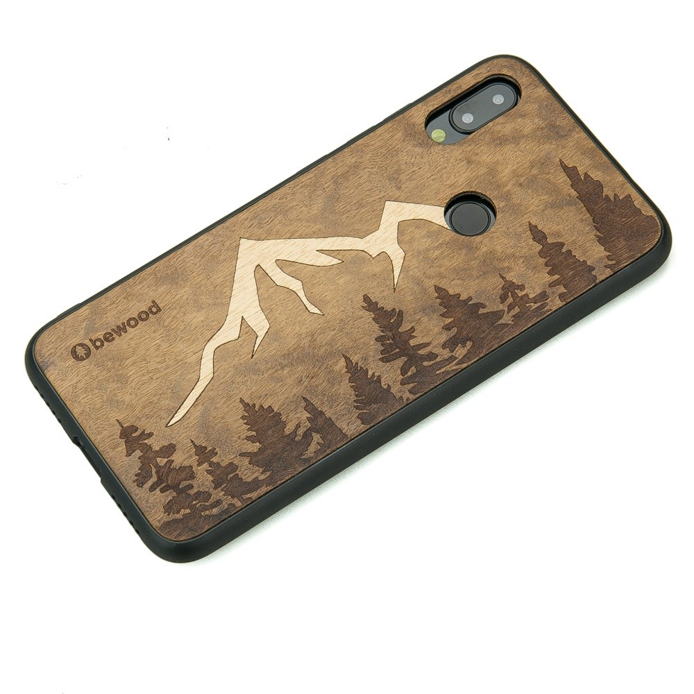Drewniane Etui Xiaomi Redmi 7 GÓRY IMBUIA (2)
