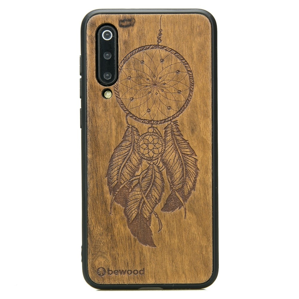 Drewniane Etui Xiaomi Mi 9 SE ŁAPACZ SNÓW IMBUIA (1)