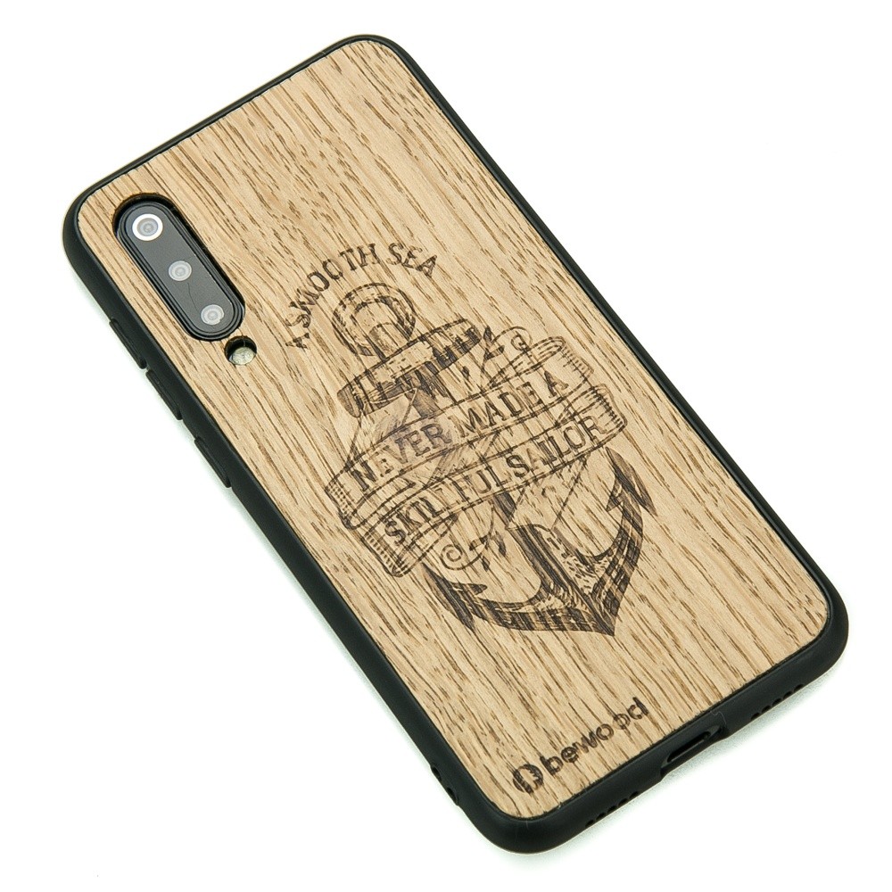 Drewniane Etui Xiaomi Mi 9 SE KOTWICA DĄB (2)